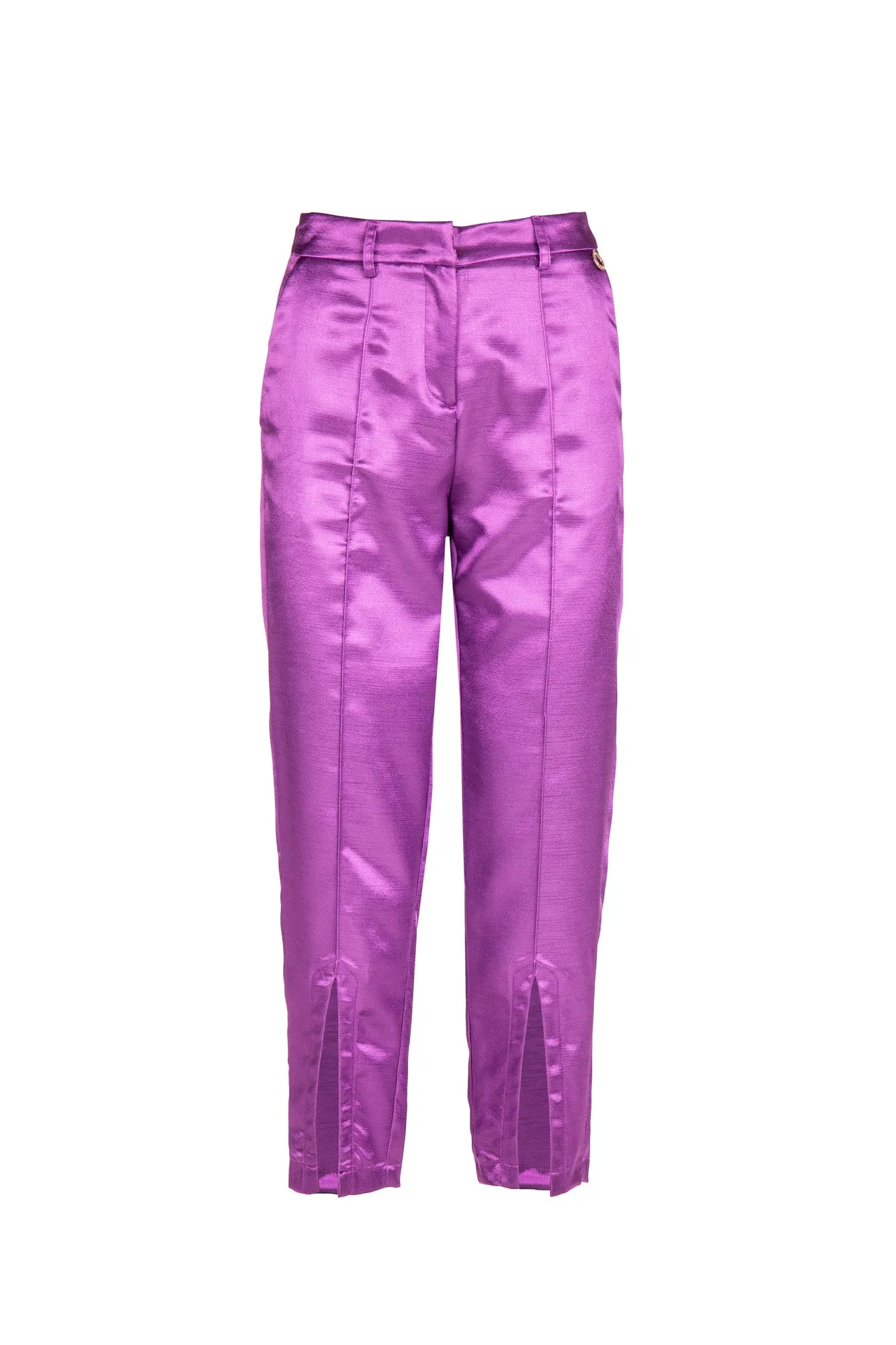 SATIN CHINO PANTS