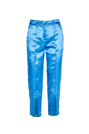SATIN CHINO PANTS