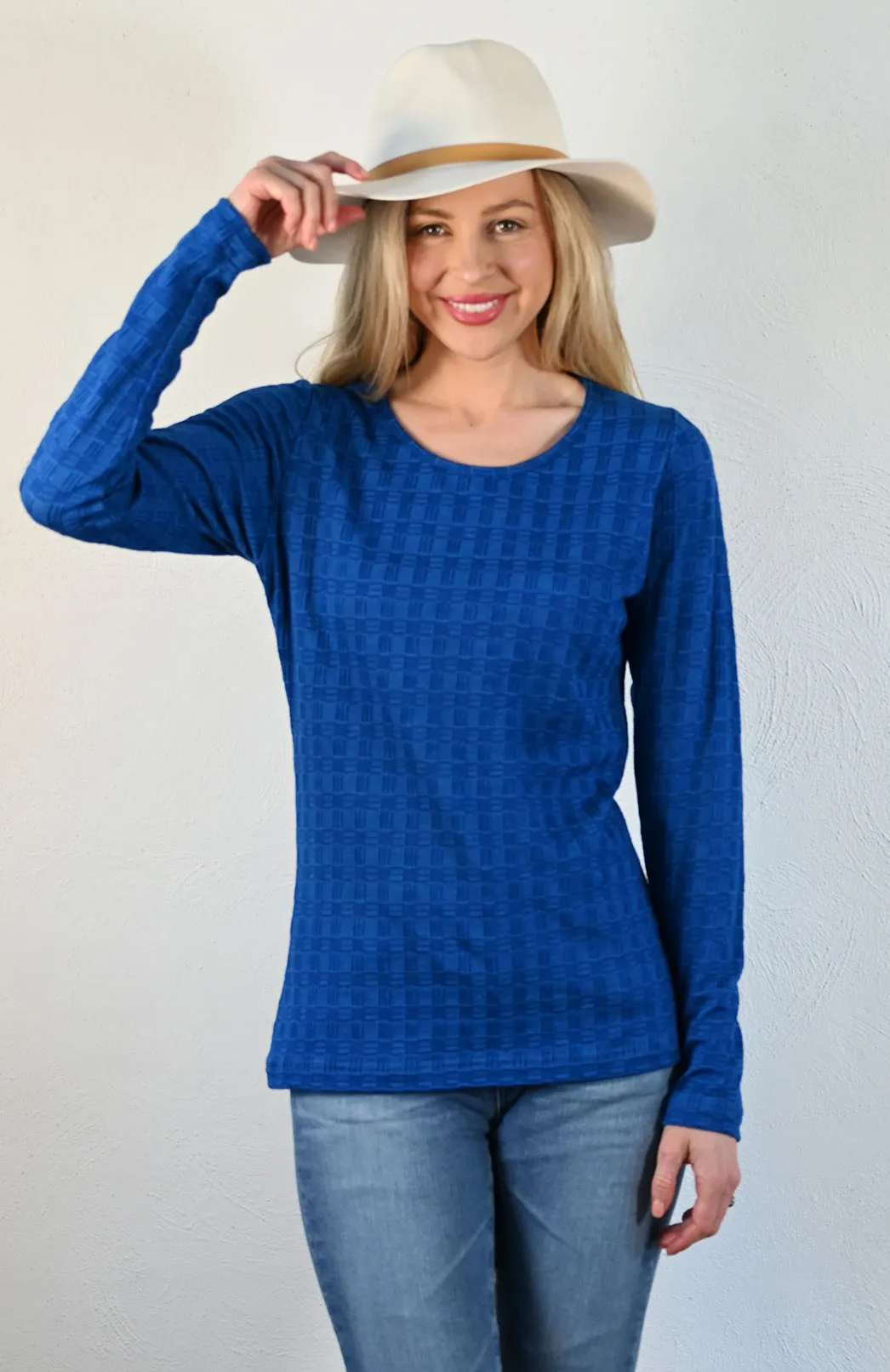 Second: Round Neck Top Patterned (size 6)