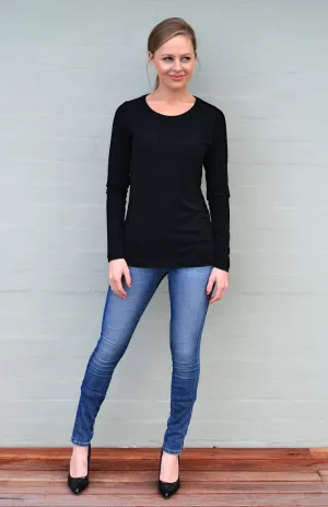 Second: Round Neck Top Patterned (size 6)