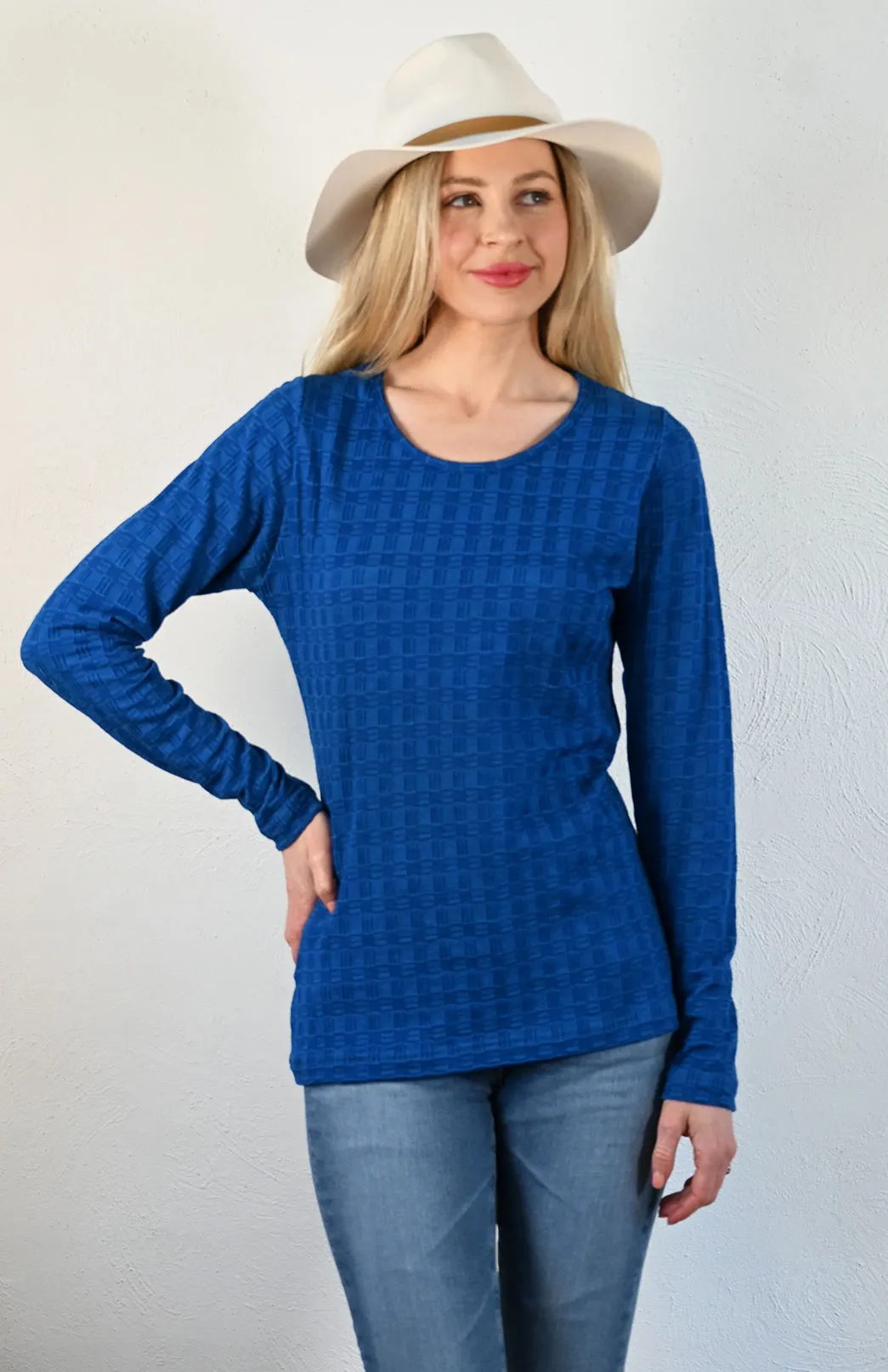 Second: Round Neck Top Patterned (size 6)