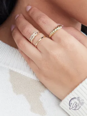 SENTIMENT LAYERING RING SETS
