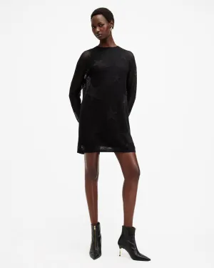 Seraph Open Stitch Mini Dress