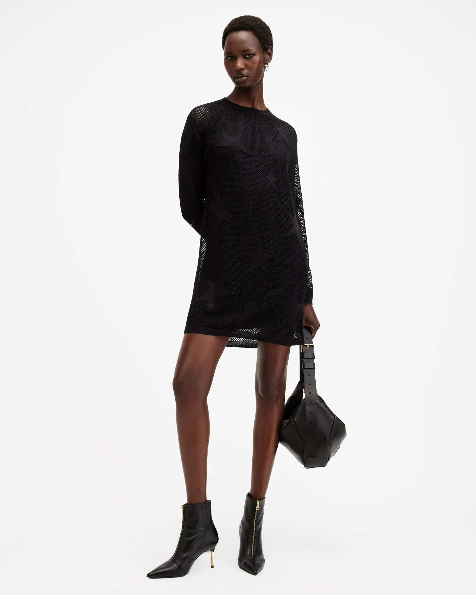 Seraph Open Stitch Mini Dress