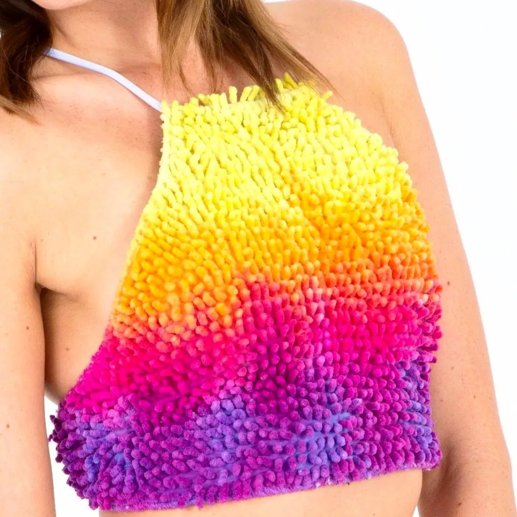 SHAG Halter Top- Sunset Ombré