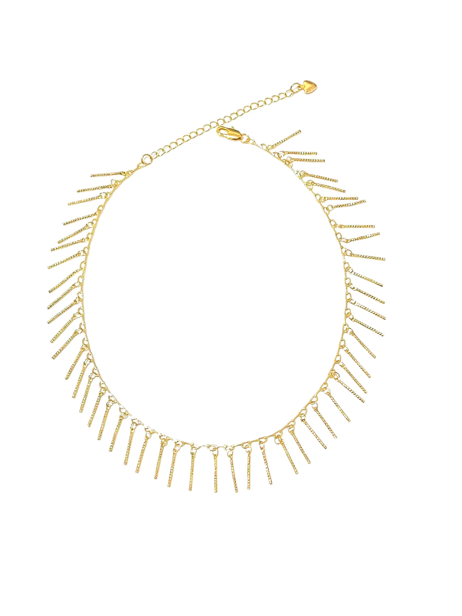 Shea Fringe Necklace Gold