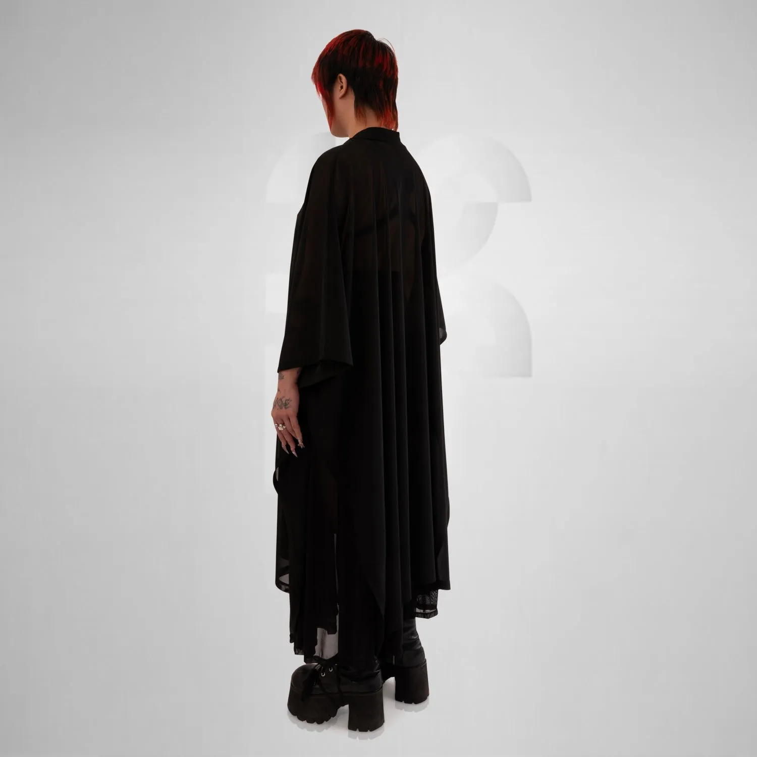Sheer Statement Poncho