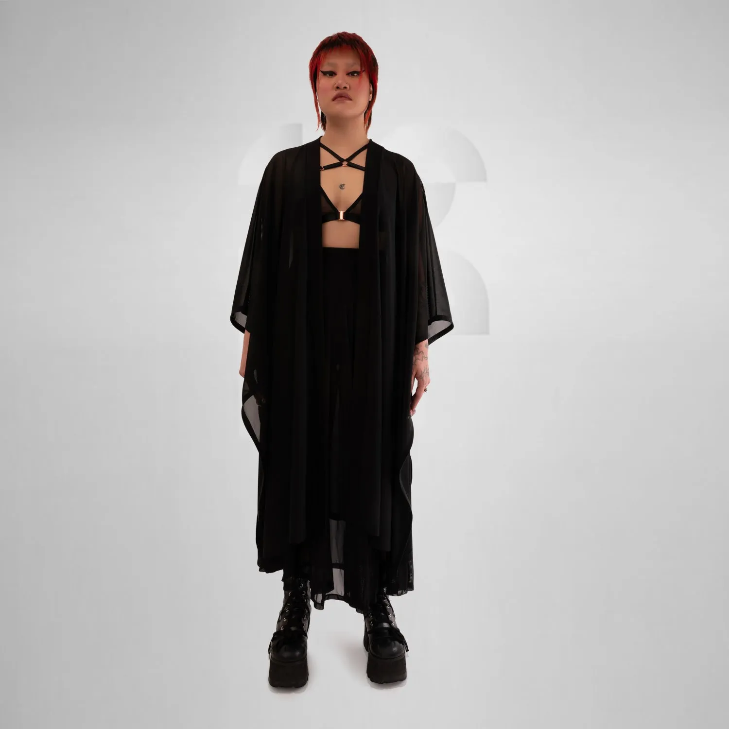 Sheer Statement Poncho