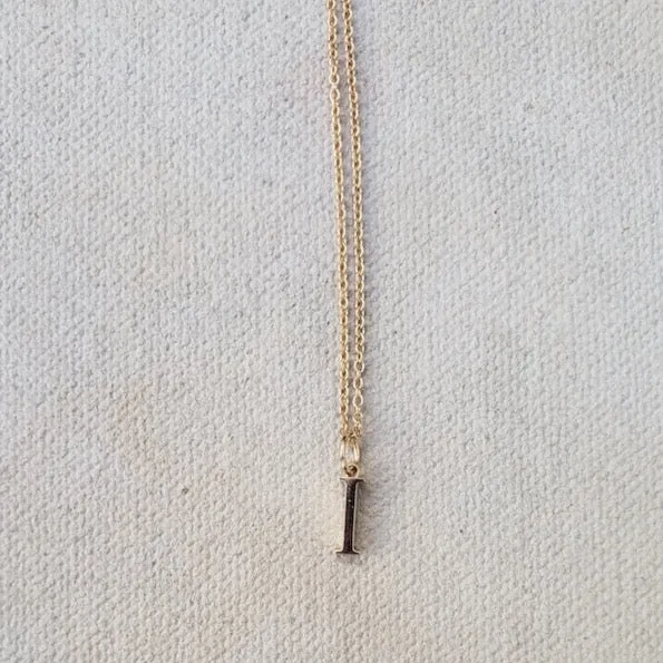 Single Initial Necklace