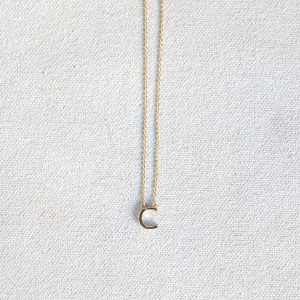 Single Initial Necklace