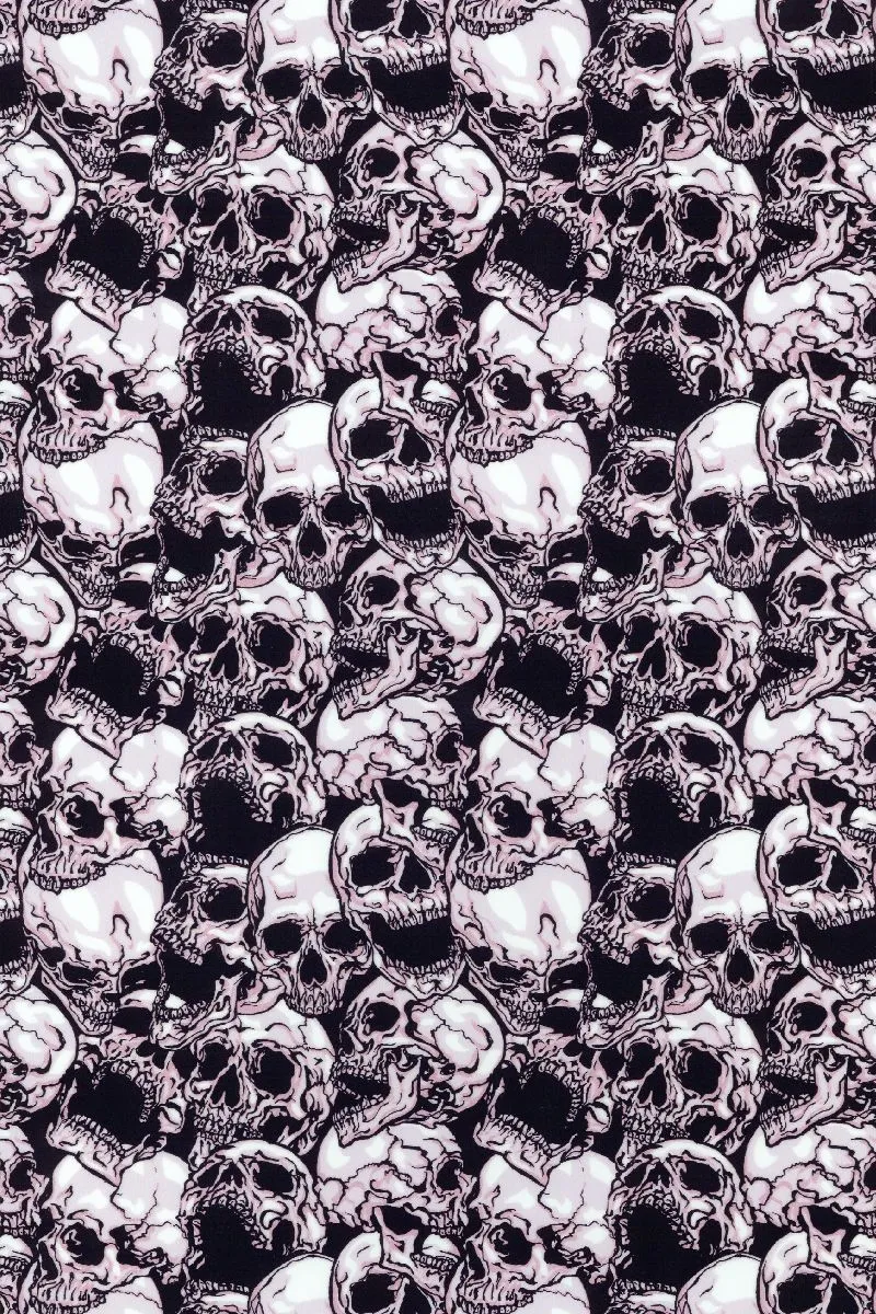 Skulls Pattern HTV