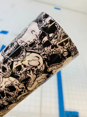 Skulls Pattern HTV