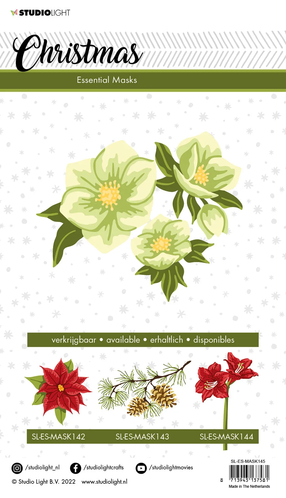 SL Mask Helleborus Essentials 150x210x1mm 1 PC nr.145