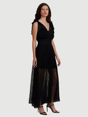 Solange Lace Dress Black