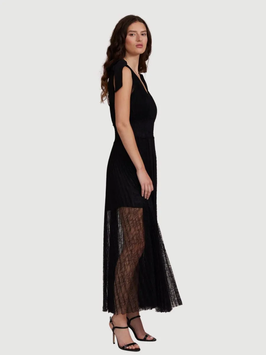 Solange Lace Dress Black