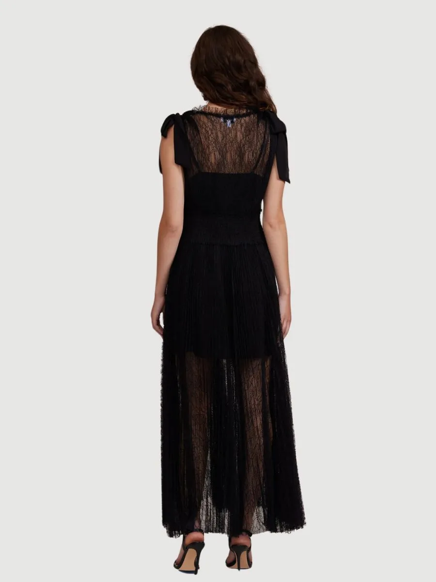 Solange Lace Dress Black