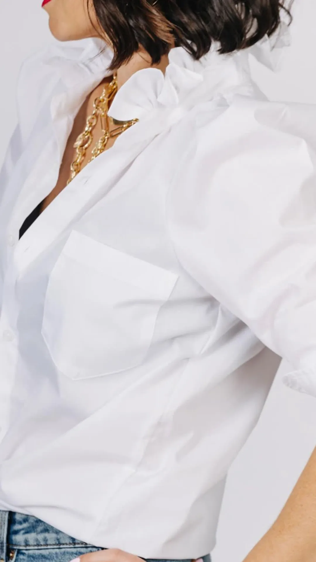 Southern Lover in White by KMJ - Reimagined Men’s Dress Shirt by Kate