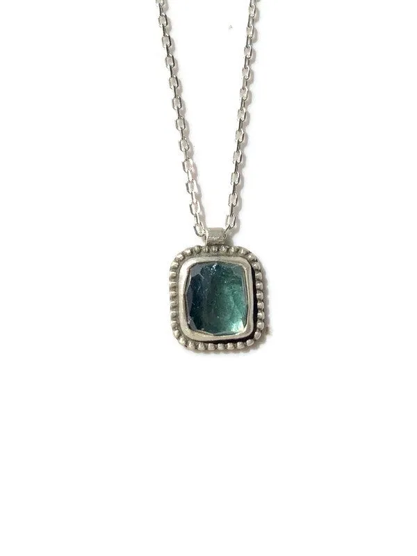 Stormy Tourmaline Layering Necklace