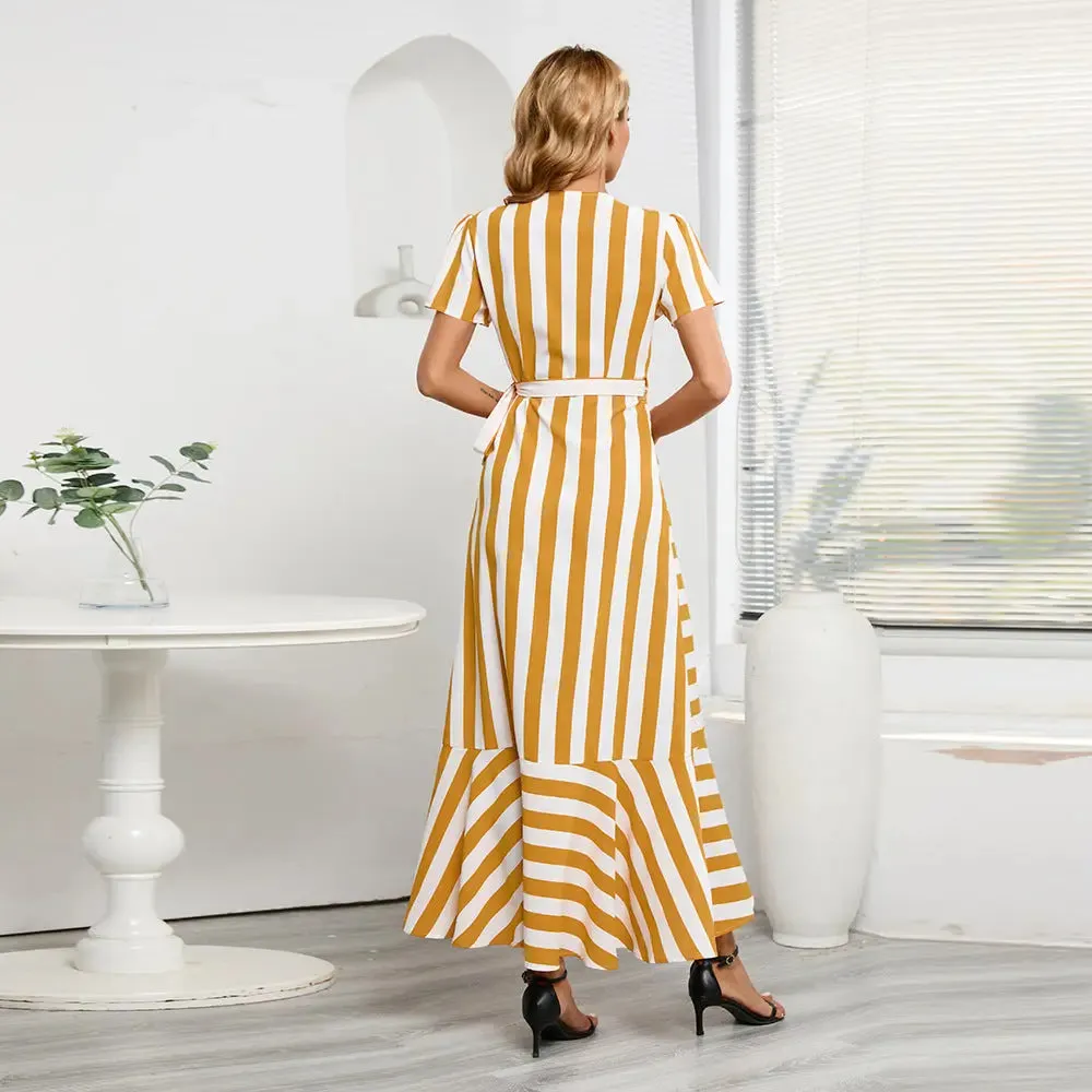 Striped Maxi Dress