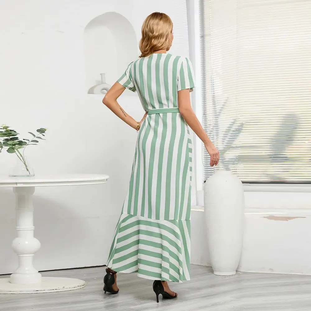 Striped Maxi Dress