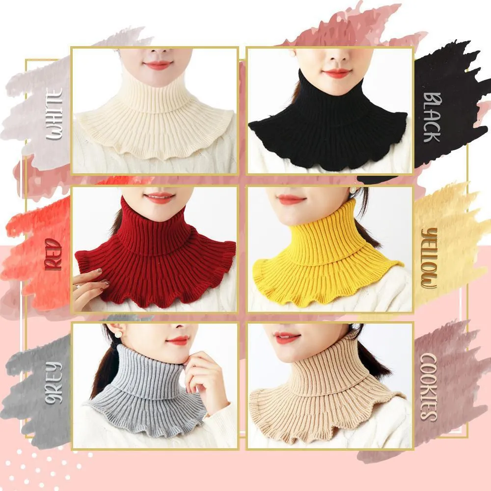 Stylish Turtleneck Dickey Collar