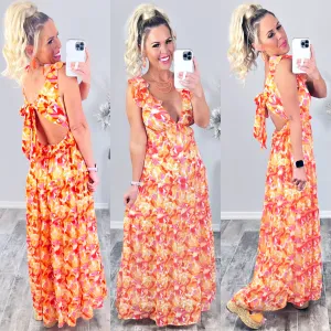 Sunshine Dreaming Open Back Dress