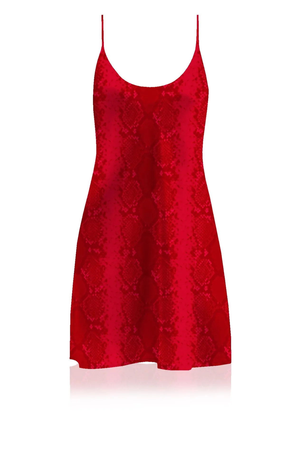 Sustainable Vegan Silk  Mini  Slip Dress