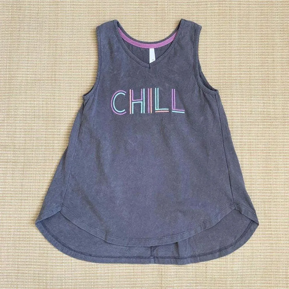 Sweet Soul Tween Chill Embroidered Tank