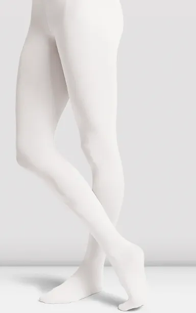 T0981G WHITE SM 4-7 FOOTED TIGHTS