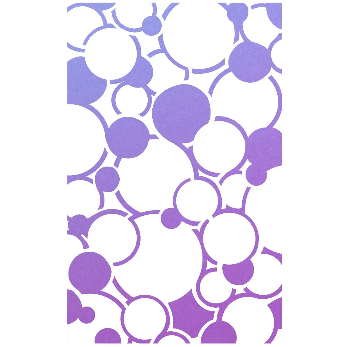 Texture Stencil 5"x8" Bubbles