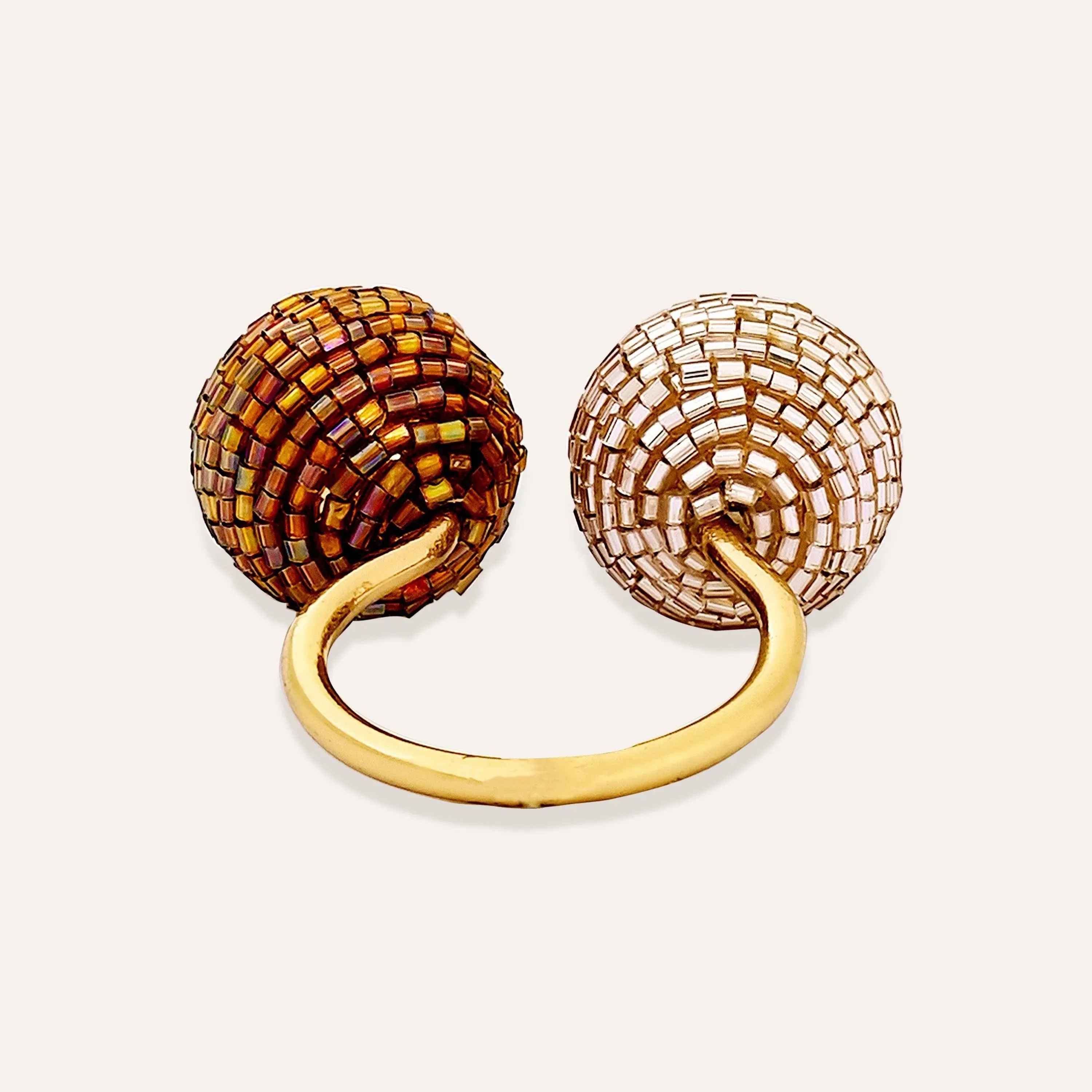 TFC Gold Festive stunner statement ring