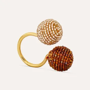 TFC Gold Festive stunner statement ring