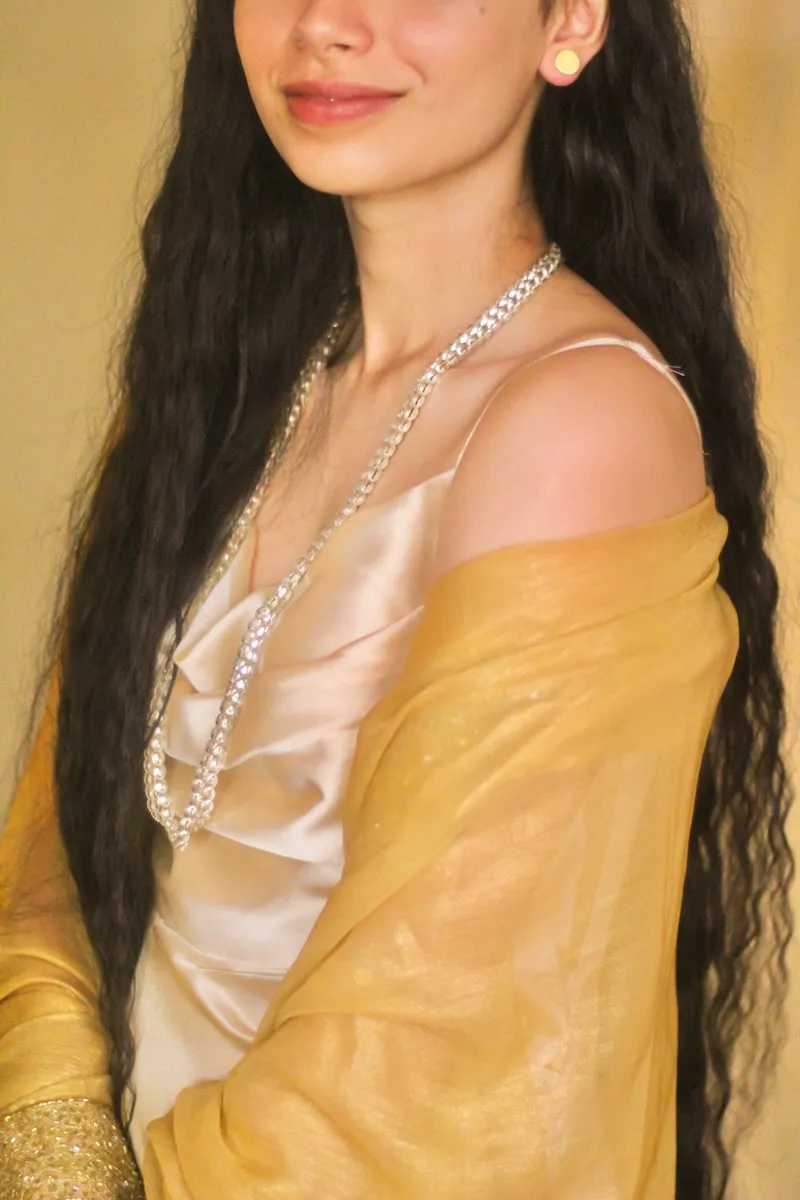 The Seed Layering Necklace- Silver