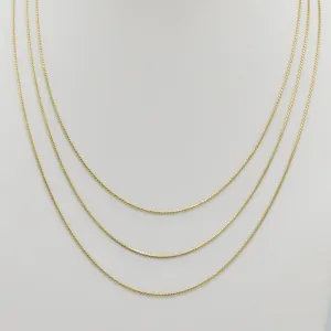 Three-Layered Chain, 14k