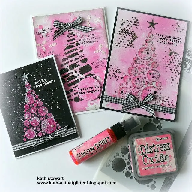Tim Holtz Layered Stencil 4.125"X8.5" - Modern Tree
