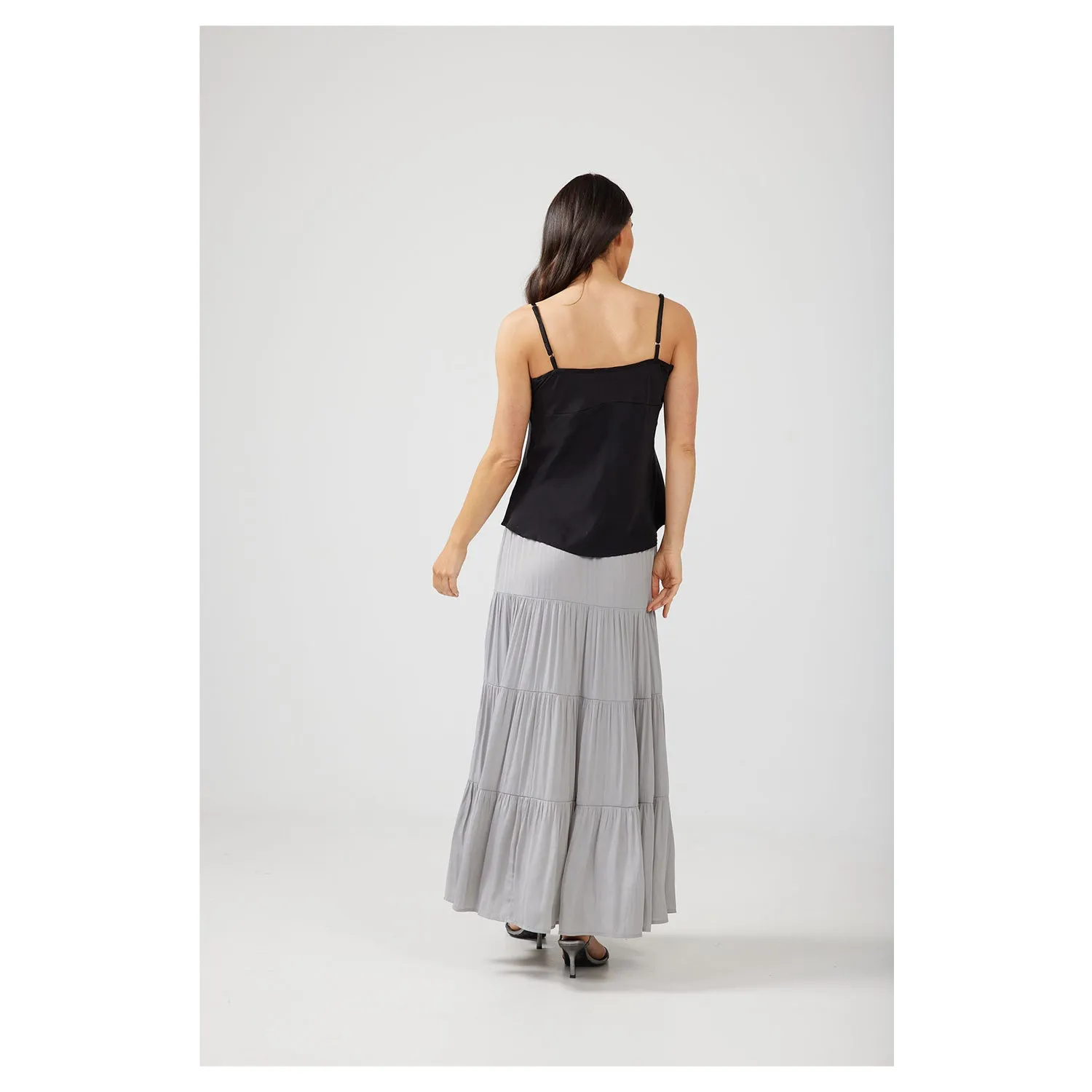 Top Inspiration Cami Black Silky