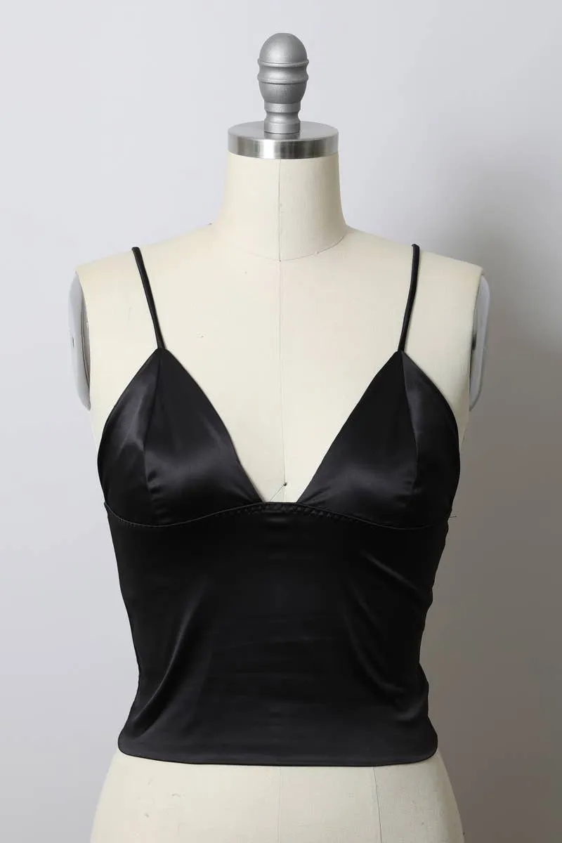 Touch of Luxe - Satin Camisole Top