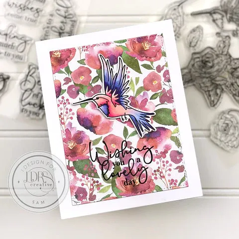 Trailing Hummingbird Layering Stencils - 3 Pack