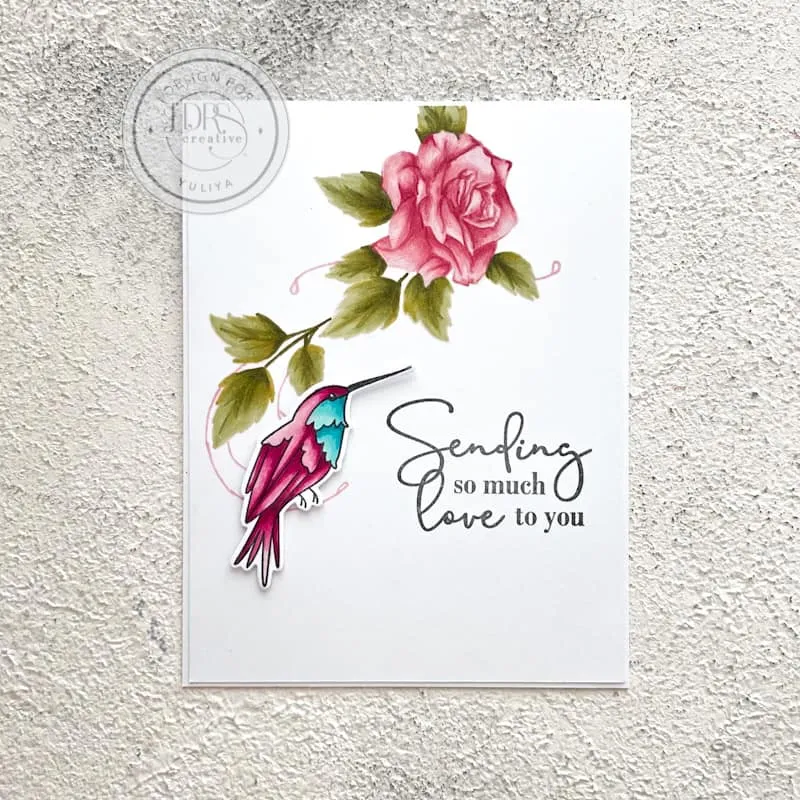 Trailing Hummingbird Layering Stencils - 3 Pack