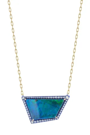 Trapezoid Opal Layering Necklace