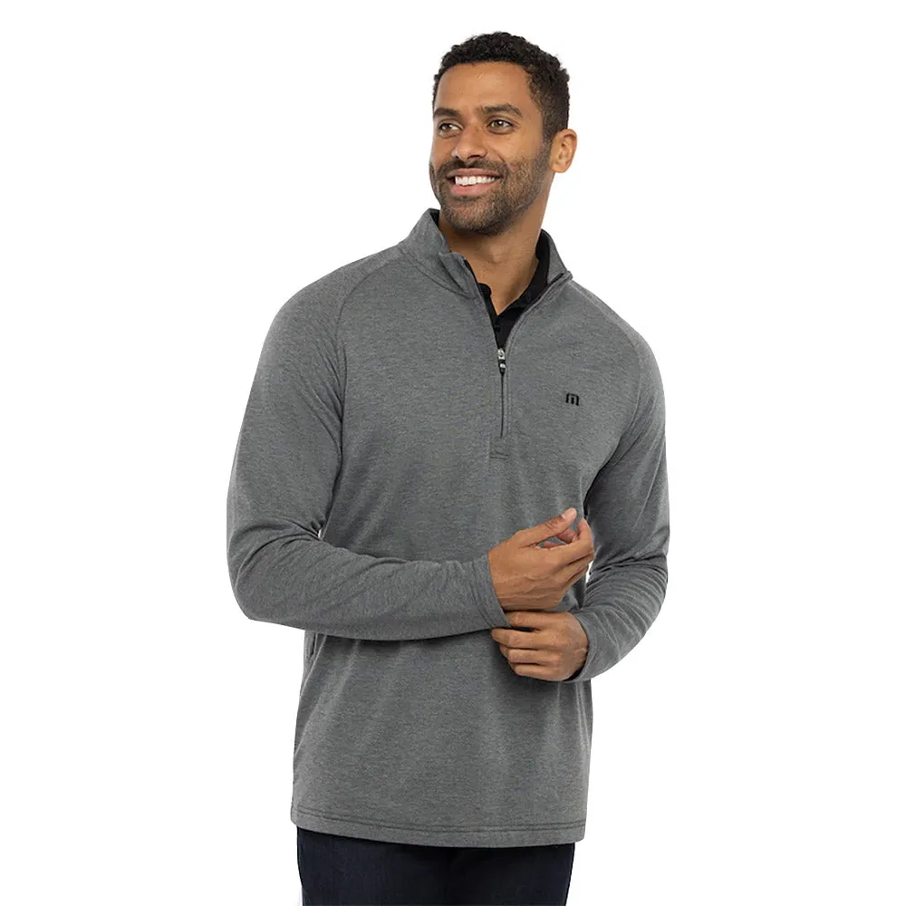 TravisMathew Upgraded Mens Quarter Zip Pullover