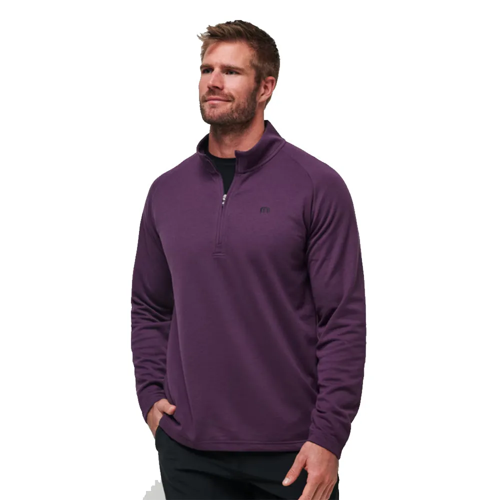 TravisMathew Upgraded Mens Quarter Zip Pullover
