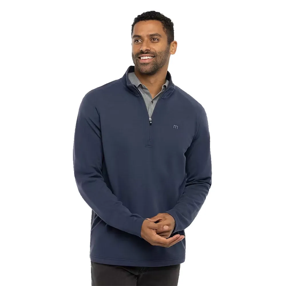 TravisMathew Upgraded Mens Quarter Zip Pullover