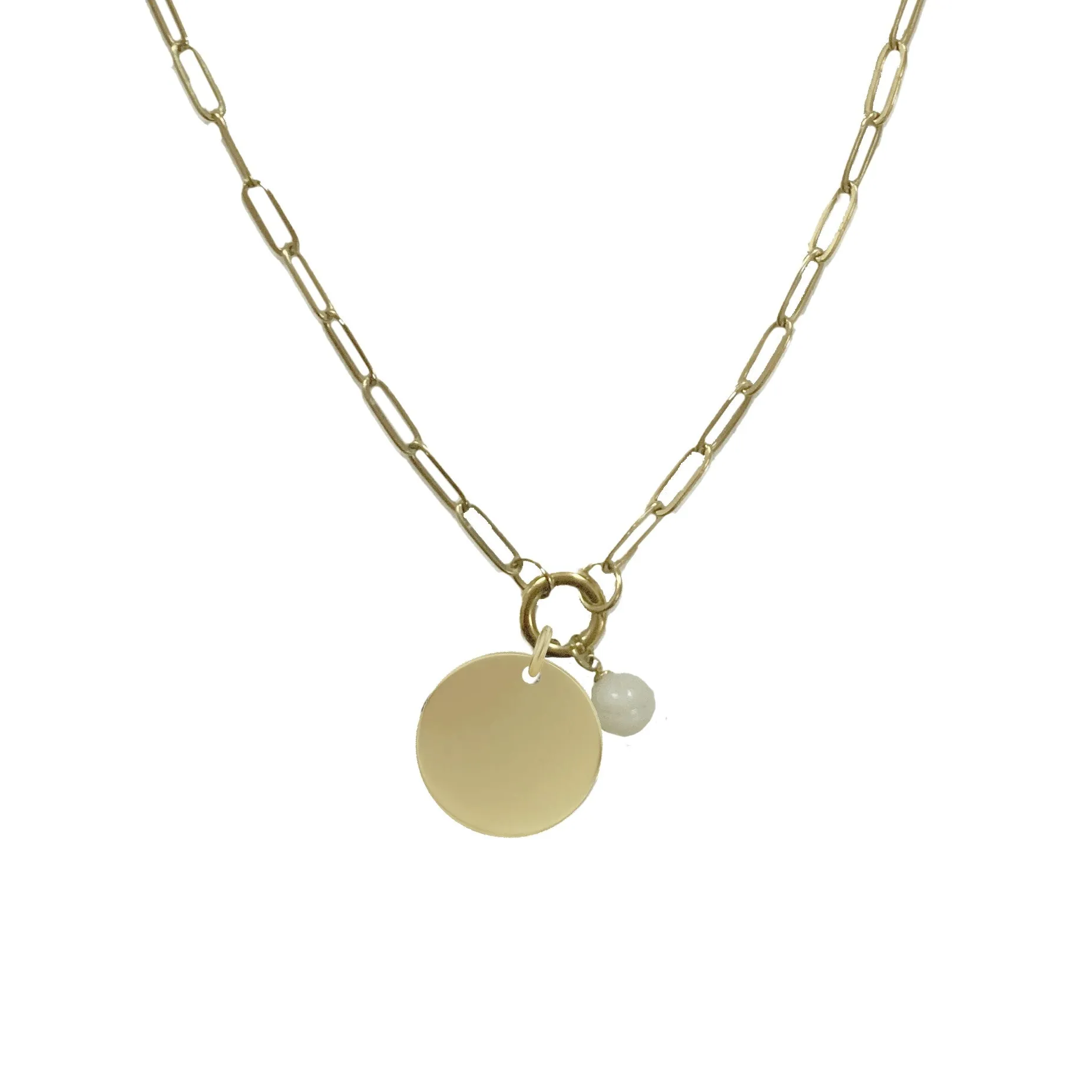 Treasure Paperclip Layering Charm Necklace