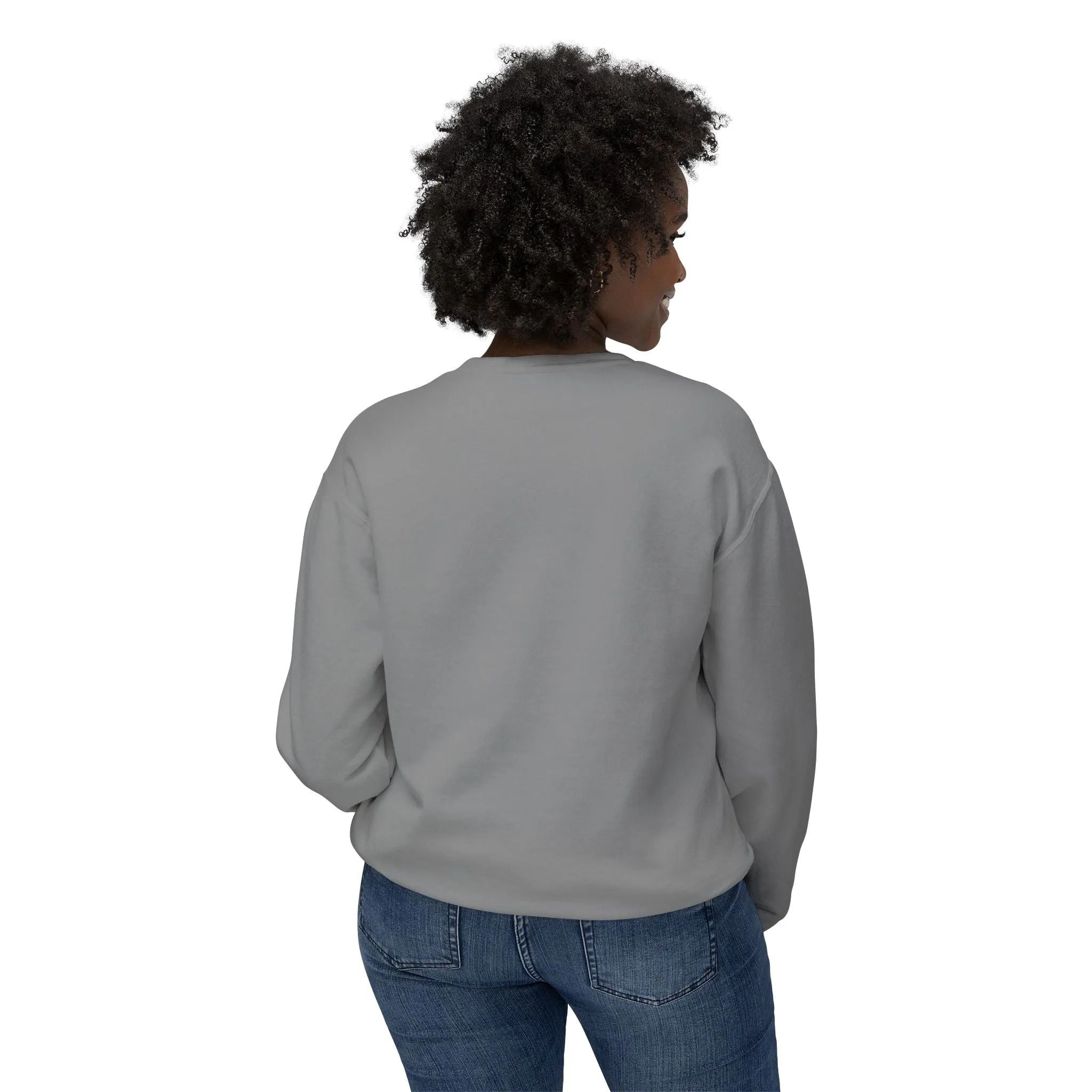 Unisex Lightweight Crewneck Sweatshirt with Crest Design - Casual Comfort for All Occasions