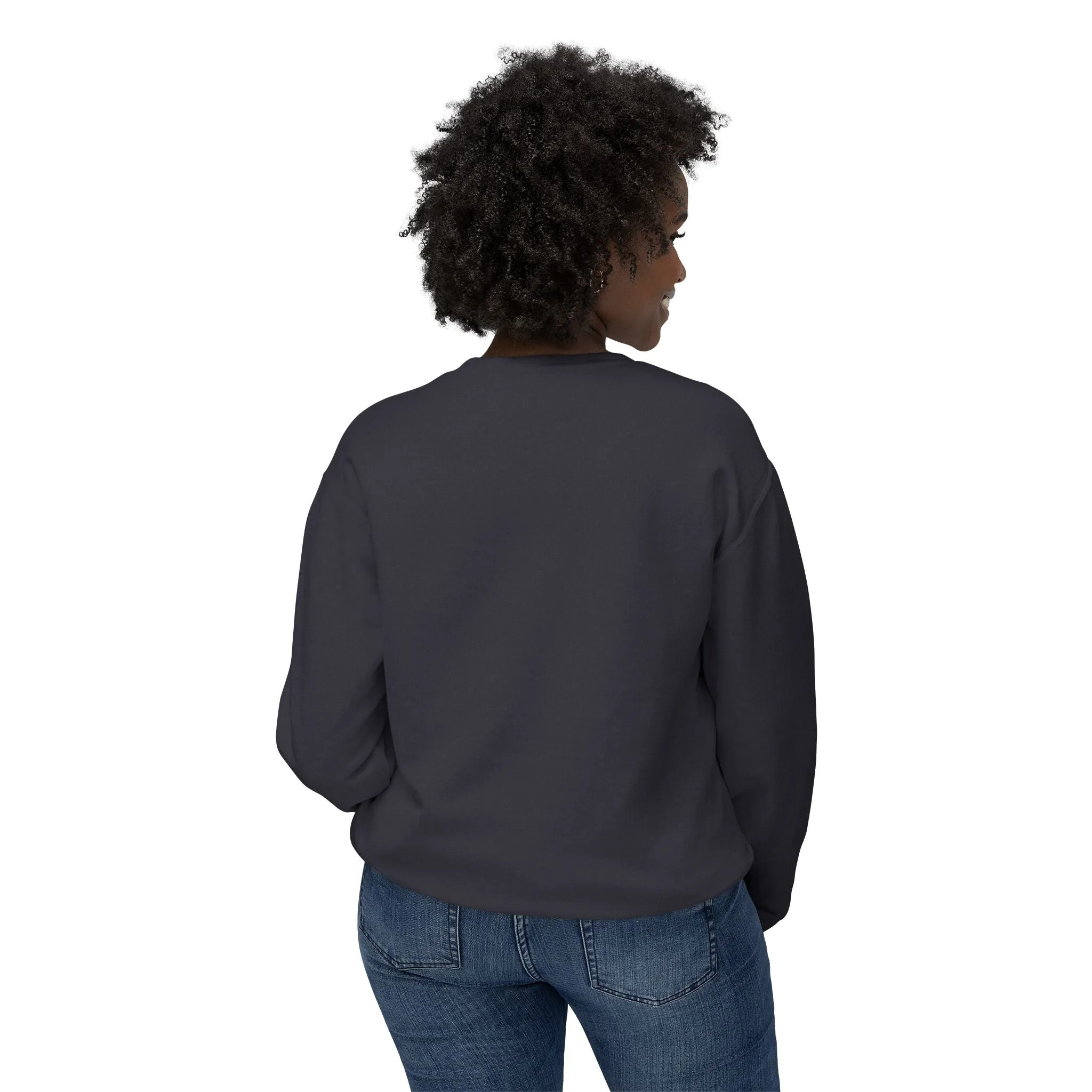 Unisex Lightweight Crewneck Sweatshirt with Crest Design - Casual Comfort for All Occasions