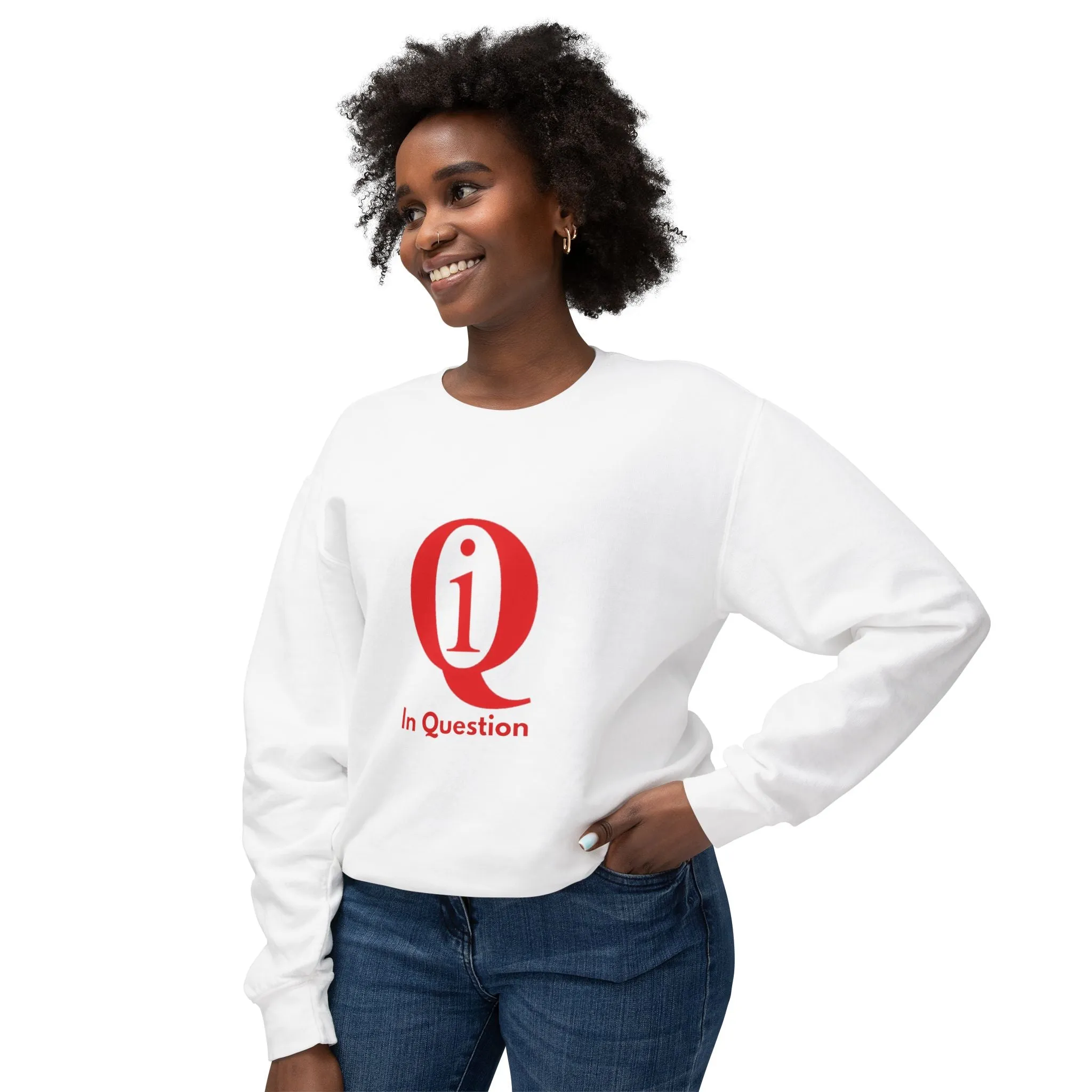 Unisex Lightweight Crewneck Sweatshirt with Crest Design - Casual Comfort for All Occasions
