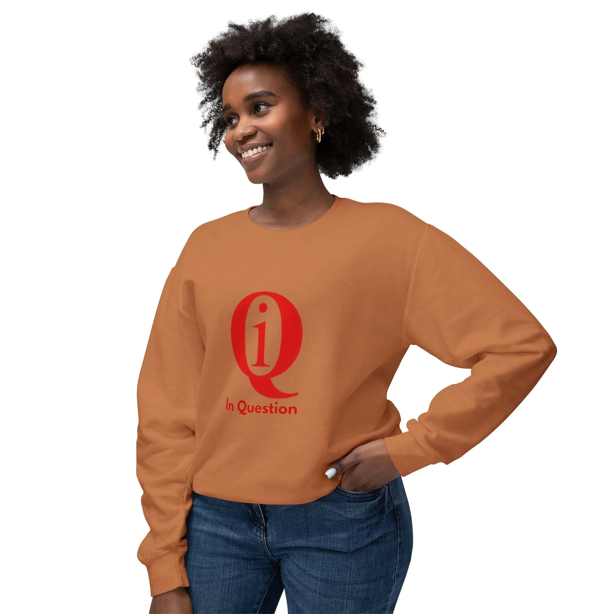 Unisex Lightweight Crewneck Sweatshirt with Crest Design - Casual Comfort for All Occasions