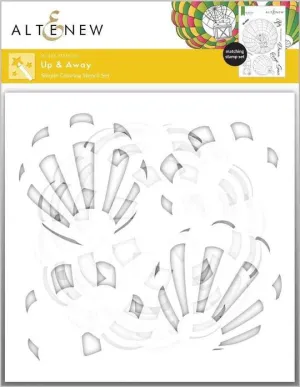 Up & Away Simple Coloring Stencil (5 in 1)