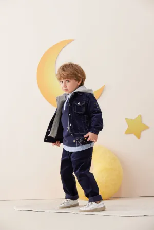Vauva x Le Petit Prince - Boys Embroidered Corduroy Pants